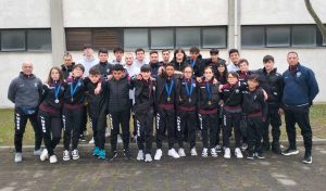 Sport - La squadra agonistica Gak della scuola di karate viterbese diretta dal maestro Sergio Valeri
