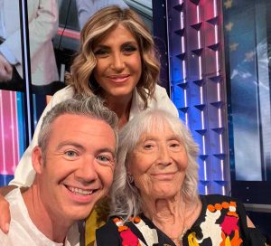 Elo Usai e nonna Licia a Mediaset