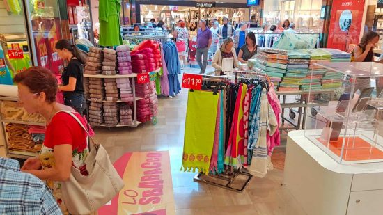 Lo Sbaracco presso il centro Commerciale Tuscia di Viterbo