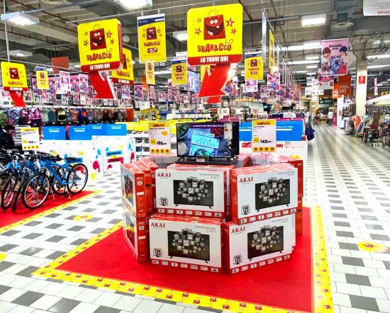 Lo Sbaracco presso il centro Commerciale Tuscia di Viterbo