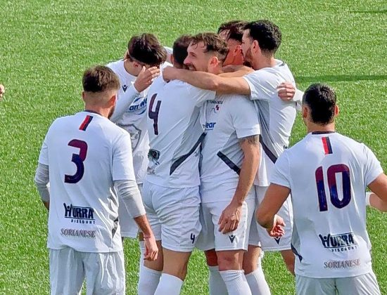 Sport - Calcio - Eccellenza - Gioia Sorianese dopo il trionfo con il Tivoli