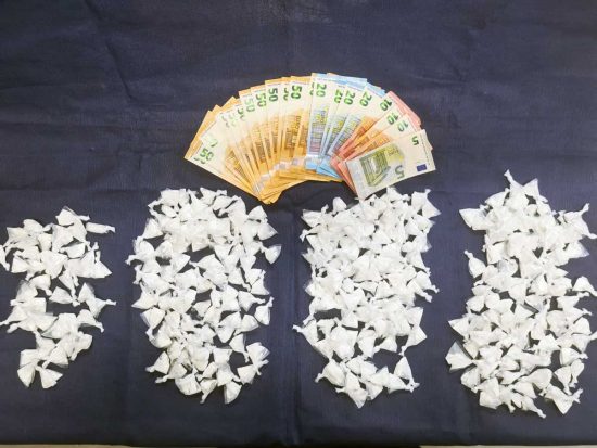 Terni - Polizia - Sequestrate 335 dosi di cocaina