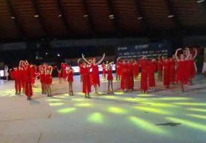 Ardita pattinaggio al Rome roller show