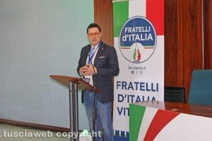 Andrea Micci al congresso FdI