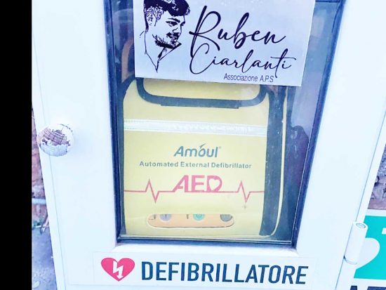 Associazione Rubén Ciarlanti, defibrillatore