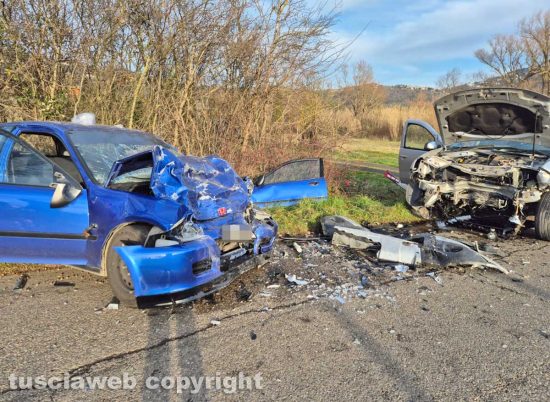 Montefiascone - Incidente in via del Lago