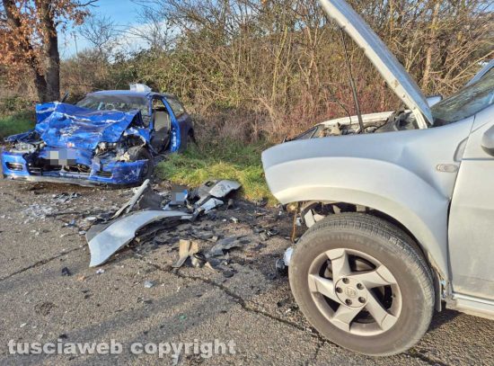 Montefiascone - Incidente in via del Lago