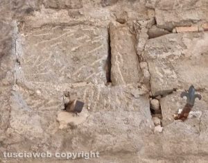 Viterbo - Targa in via San Pietro