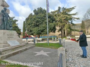 Tarquinia - Diego Sileoni nel Giorno del ricordo