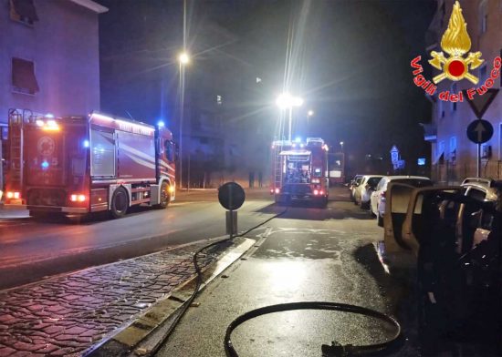 Civitavecchia - Intervento dei vigili del fuoco