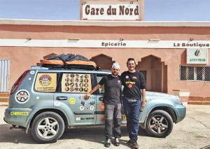 Paolo Kuzminsky e Alberto Saccarello durante la Rust2Dakar