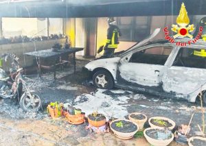 Formello - L'incendio nella villetta