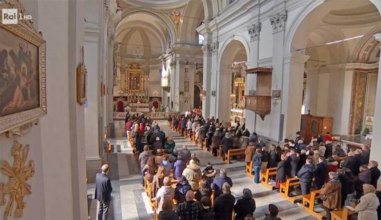 Viterbo - Messa in diretta Rai dal santuario della Madonna Liberatrice