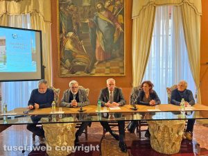 Da sinistra: Federico Amendola, Alfonso Antoniozzi, Luigi Pasqualetti, Sara De Angelis e Domenico Arruzzolo