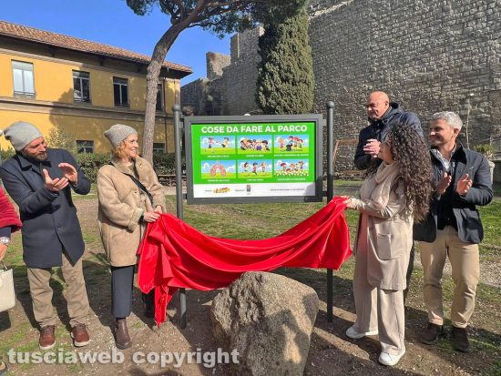 Viterbo - Inaugurazione area smoking free al parco Lubich