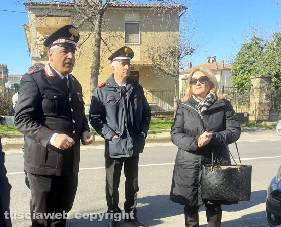Rogo di Oriolo Romano - Il sopralluogo della pm Paola Conti