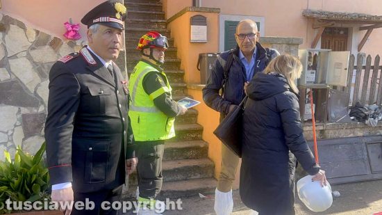 Rogo di Oriolo Romano - Il sopralluogo della pm Paola Conti