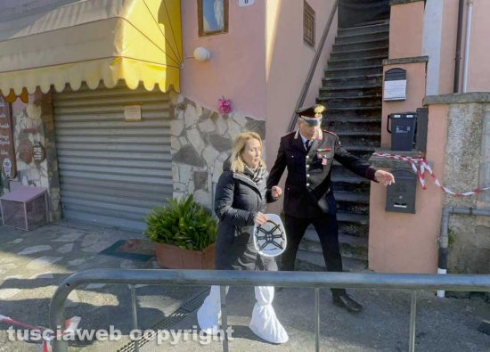 Rogo di Oriolo Romano - Il sopralluogo della pm Paola Conti