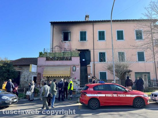 Rogo di Oriolo Romano - Il sopralluogo della pm Paola Conti