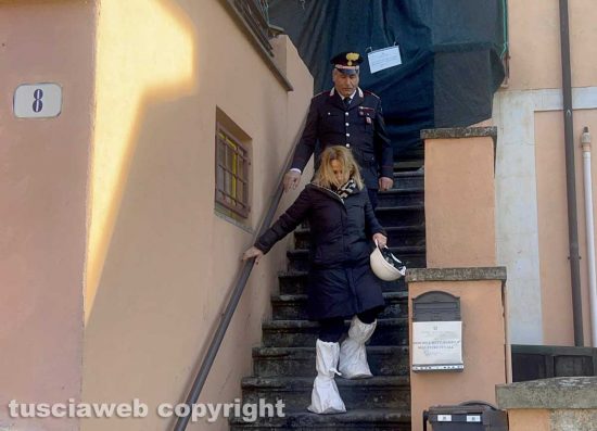 Rogo di Oriolo Romano - Il sopralluogo della pm Paola Conti