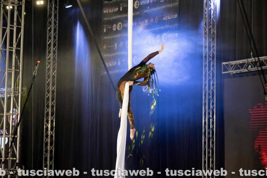 Fabiola Vitali durante un'esibizione