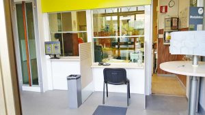 L'ufficio postale di Calcata
