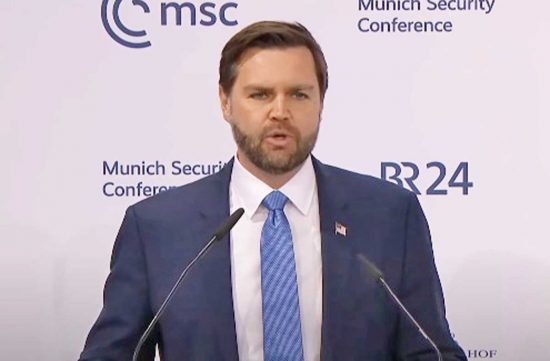 Il vice presidente degli Usa JD Vance