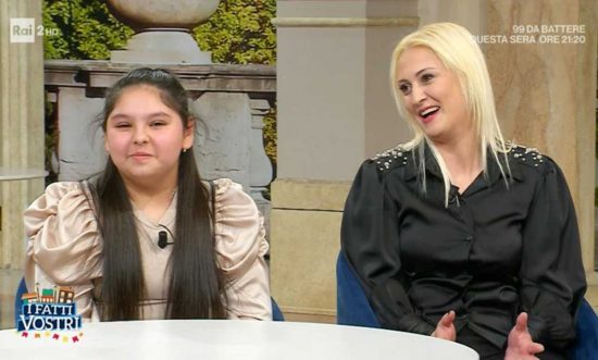 Annamaria Mihalache a "I fatti vostri"