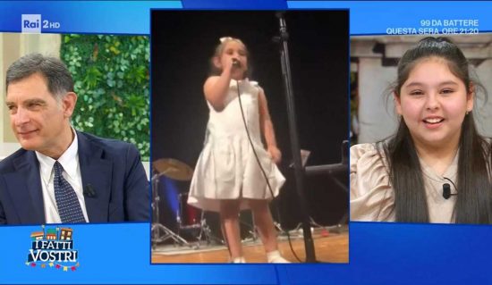 Annamaria Mihalache a "I fatti vostri"
