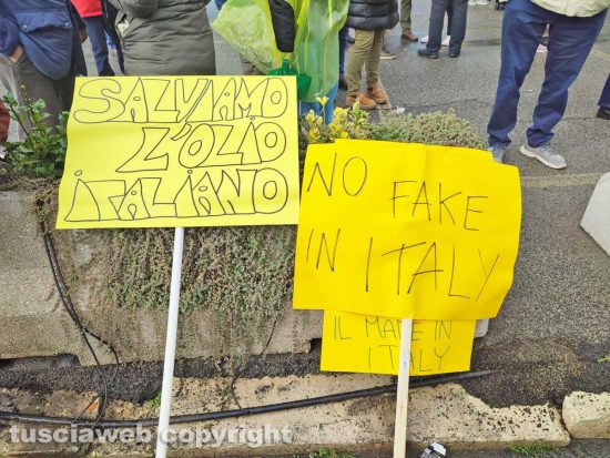 Civitavecchia - La protesta della Coldiretti