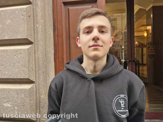 Viterbo - Protesta degli studenti - Andrea Vico