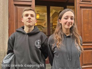 Viterbo - Protesta degli studenti - Andrea Vico e Flavia Frittelli