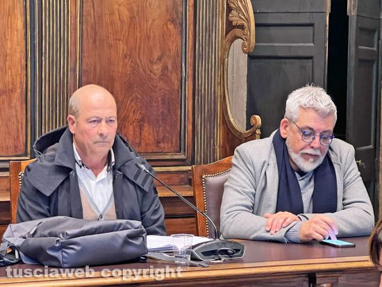 Viterbo - Conferenza sul centro di ricerca al Poggino - Marco Nunzi e Alfonso Antoniozzi