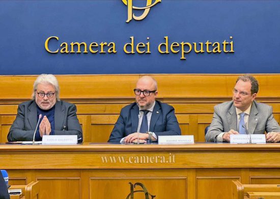 Roma - La presentazione di Tuscia in jazz for sla alla camera dei deputati - Carlo Galeotti, Mauro Rotelli e Stefano Ubertini