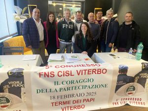 Il congresso di Fns Cisl di Viterbo