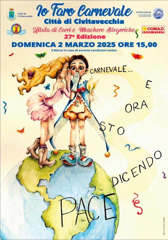 Il manifesto 2025 di Io Faro Carnevale