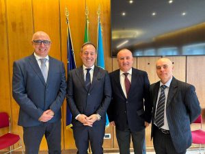 Alberto Riglietti, Giancarlo Righini, Giulio Zelli e Alessandro Sacripanti