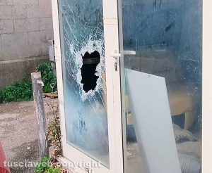 Viterbo - Un gazebo fatiscente al cimitero