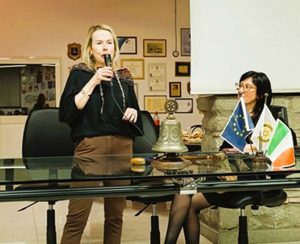 Paola Melis al Rotary club Viterbo