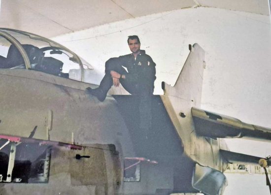 Il maggiore Piero Giraldo e un Tornado