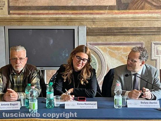 Viterbo - Antonio Biagioli, Enrica Mammucari e Stefano Ubertini