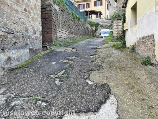 Viterbo - Grotte Santo Stefano - Le strade