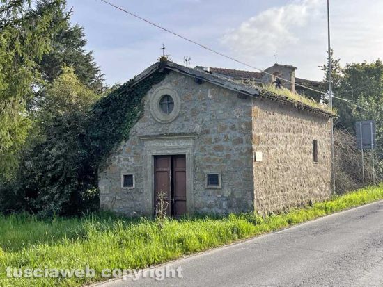 Viterbo - Montecalvello - La chiesa di San Rocco