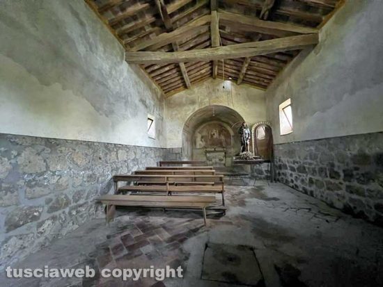 Viterbo - Montecalvello - La chiesa di San Rocco