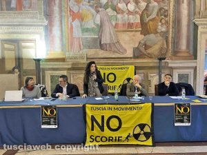 Viterbo - L'incontro in sala Regia contro il deposito di scorie nucleari