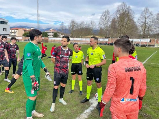 Sport - Calcio - Serie D - La Terranuova Traiana vincente con il Ghiviborgo