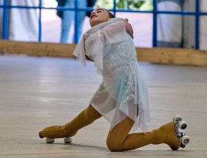 Sport - Viterbo - Un'atleta del team Star roller club 