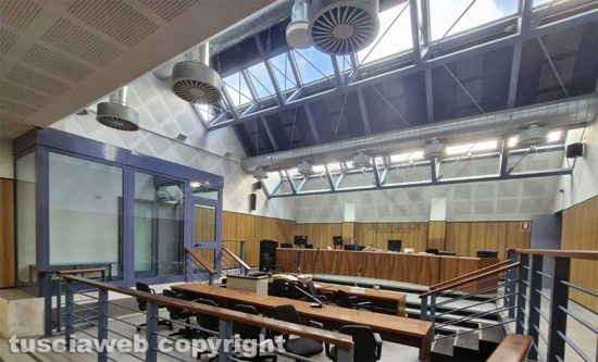 Viterbo - Un'aula del tribunale