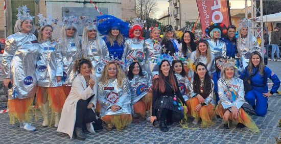 L'Ic Virgili di Ronciglione in sfilata al Carnevale
