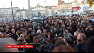 Roma - Il funerale di Eleonora Giorgi